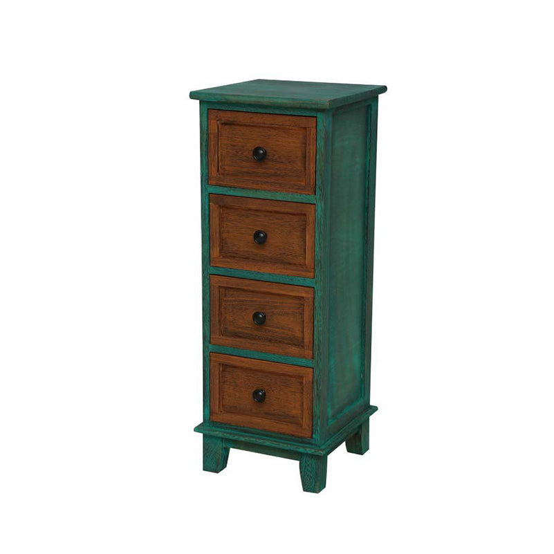 Coastal Dressoir massief houten opbergkist met 4/5/6 laden, 11,7 inch breed