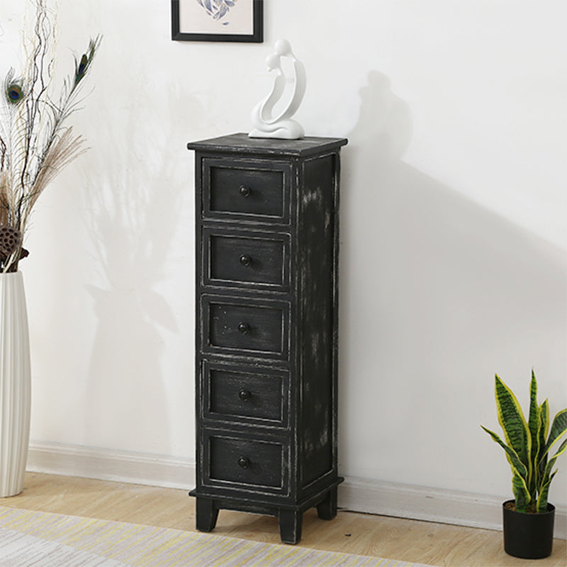 Coastal Dressoir massief houten opbergkist met 4/5/6 laden, 11,7 inch breed