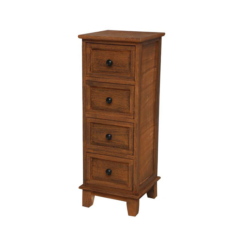 Coastal Dressoir massief houten opbergkist met 4/5/6 laden, 11,7 inch breed