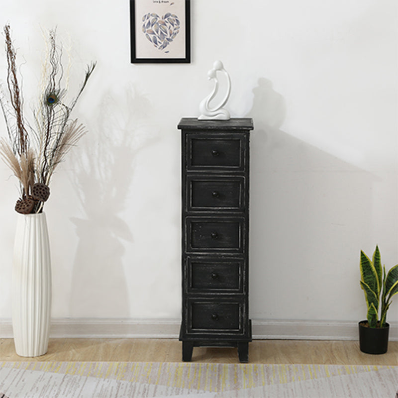 Coastal Dressoir massief houten opbergkist met 4/5/6 laden, 11,7 inch breed