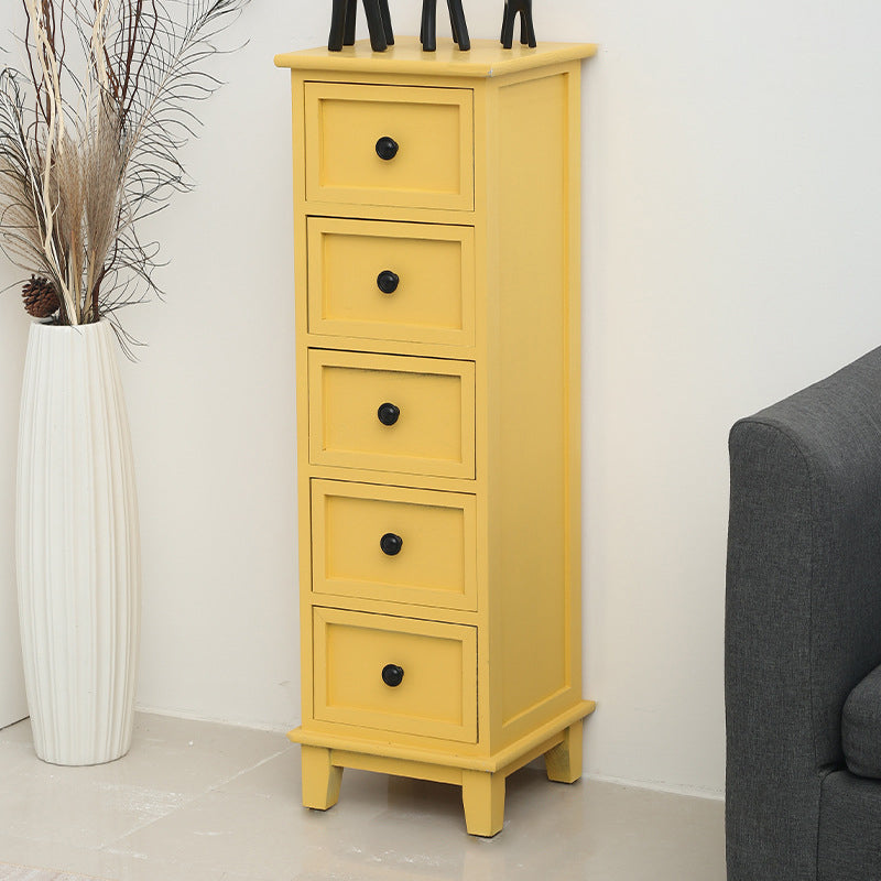 Coastal Dressoir massief houten opbergkist met 4/5/6 laden, 11,7 inch breed