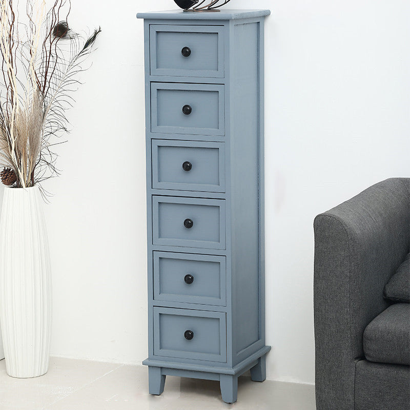 Coastal Dressoir massief houten opbergkist met 4/5/6 laden, 11,7 inch breed