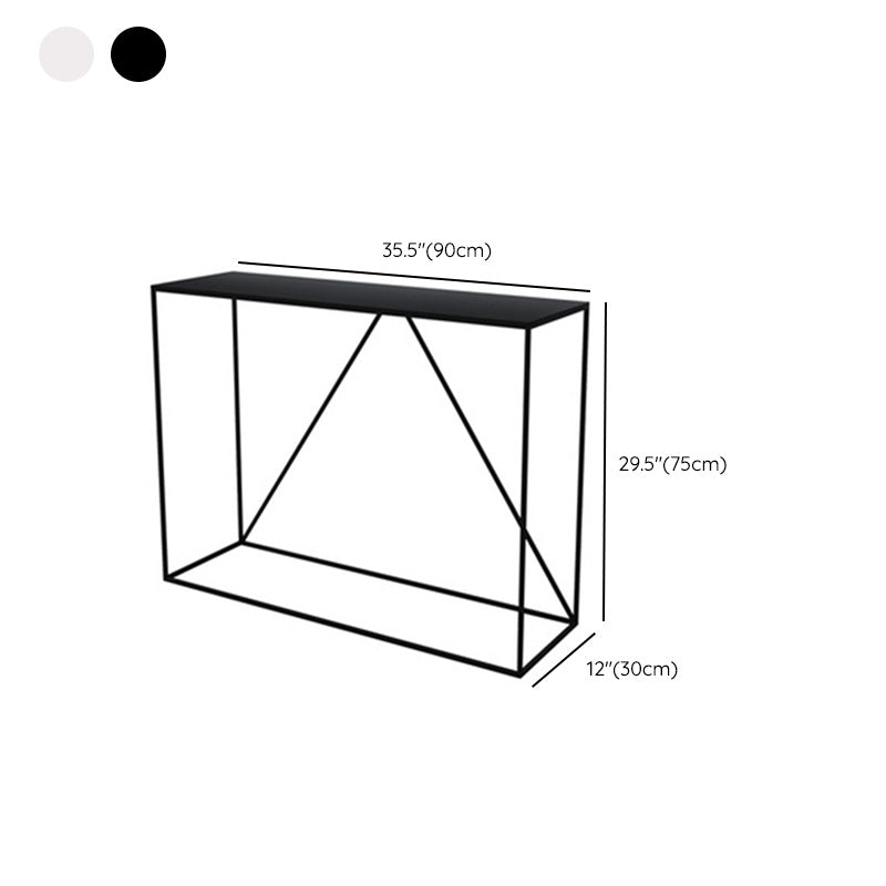 Rectangle Table accent de console contemporaine