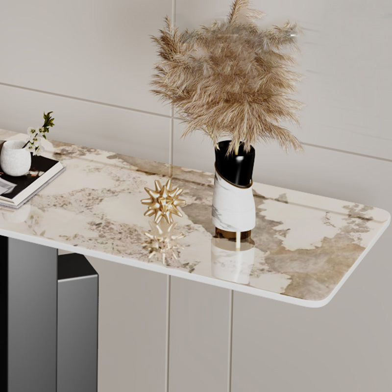 Tabla de acento de consola rectángulo moderno Table de sofá consola resistente a los rasguños