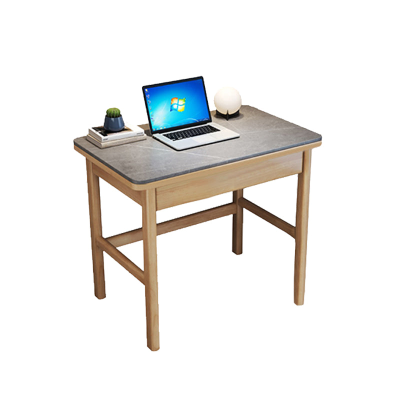 1 Drawer Writing Desk Solid Wood 29.53-inch Tall Office Desk Clearhalo 'furn' 'furn_office_desk' 'Furniture' 'Office Desks' 'Office Furniture' 'office_desk' 6897551