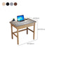 Rectangular Shaped Office Table Wood Writing Desk in Grey/Natural/Brown/Black