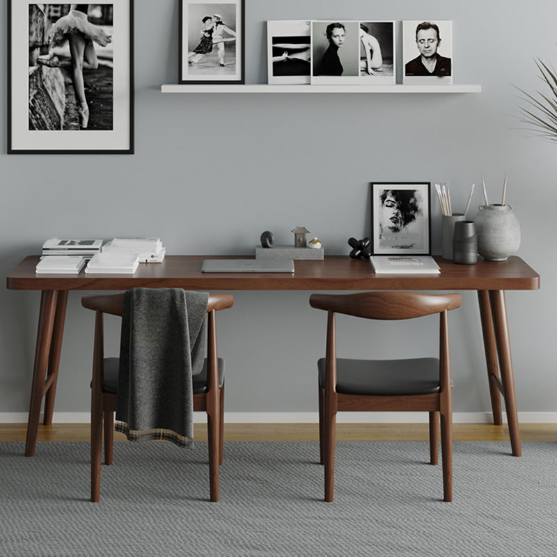 Bureau de bureau contemporain Bois massif 29.53 "TEL