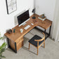 Modern Wooden Office Desk Sled Base Writing Desk , 29.53" Tall (Cabinet not Included) Clearhalo 'furn' 'furn_office_desk' 'Furniture' 'Office Desks' 'Office Furniture' 'office_desk' 6897706