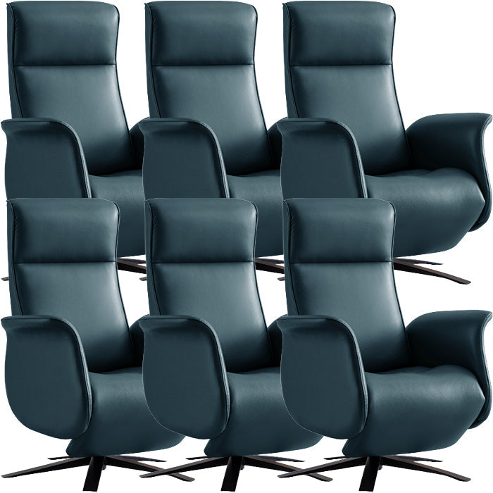 Chaise de bureau à armes rembourrées moderne sans chaise ergonomique en cuir pénible