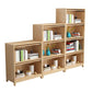 Scandinavian Style Closed Back Bookshelf Standard Wooden Bookcase Clearhalo 'Bookcases' 'furn' 'furn_bookcases' 'Furniture' 'Office Furniture' 6897942