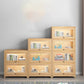 Scandinavian Style Closed Back Bookshelf Standard Wooden Bookcase Clearhalo 'Bookcases' 'furn' 'furn_bookcases' 'Furniture' 'Office Furniture' 6897947