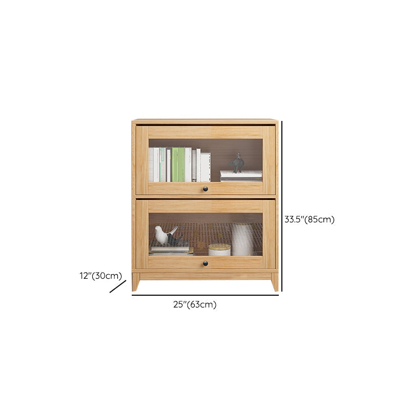 Scandinavian Style Closed Back Bookshelf Standard Wooden Bookcase Clearhalo 'Bookcases' 'furn' 'furn_bookcases' 'Furniture' 'Office Furniture' 6897948