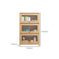 Scandinavian Style Closed Back Bookshelf Standard Wooden Bookcase Clearhalo 'Bookcases' 'furn' 'furn_bookcases' 'Furniture' 'Office Furniture' 6897949
