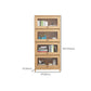 Scandinavian Style Closed Back Bookshelf Standard Wooden Bookcase Clearhalo 'Bookcases' 'furn' 'furn_bookcases' 'Furniture' 'Office Furniture' 6897950