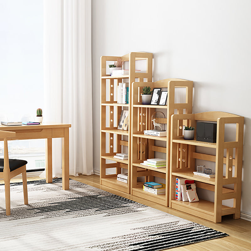 Bibliothèque en bois contemporaine Open Back Standard avec étagères avec étagères