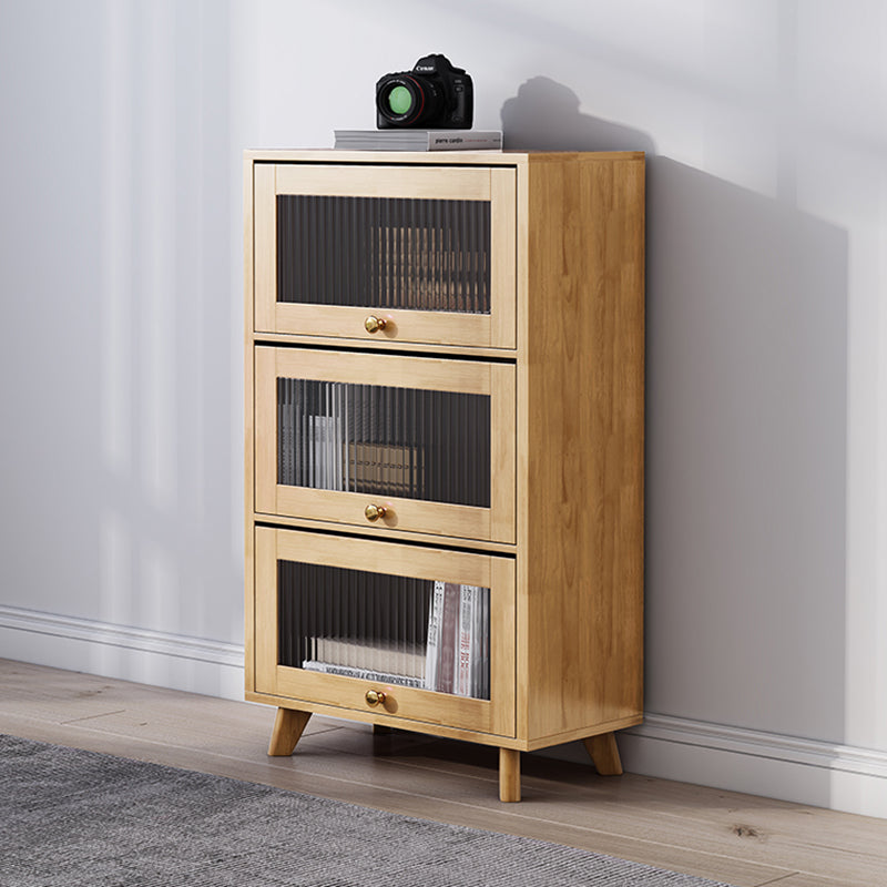 Scandinavian gesloten achterste boekenplank houten boekenkast met planken