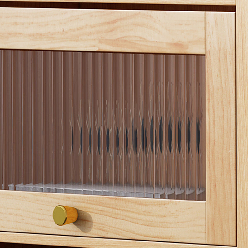 Scandinavian gesloten achterste boekenplank houten boekenkast met planken