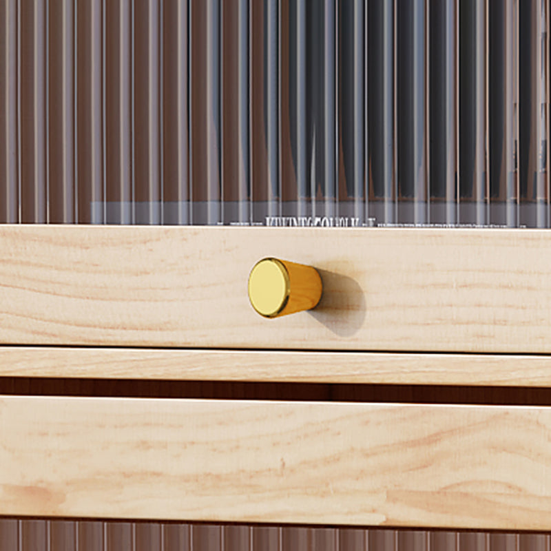 Scandinavian gesloten achterste boekenplank houten boekenkast met planken