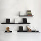Floating Closed Back Bookshelf Metal Contemporary Bookcase with Shelf Clearhalo 'Bookcases' 'furn' 'furn_bookcases' 'Furniture' 'Office Furniture' 6898097