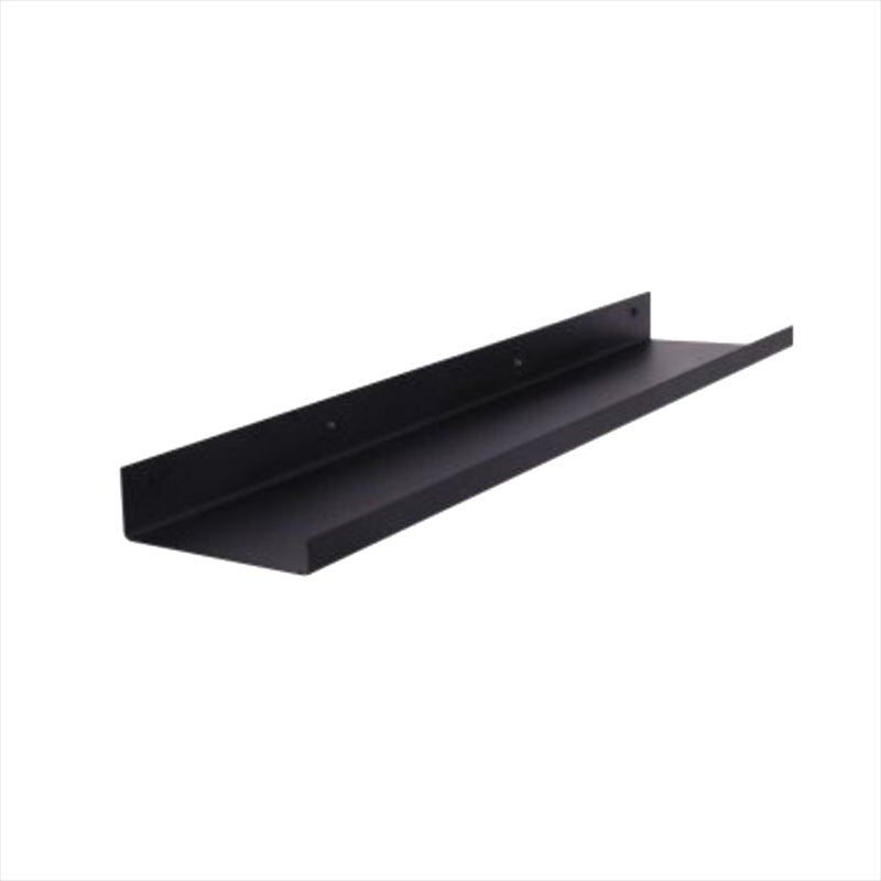 Floating Closed Back Bookshelf Metal Contemporary Bookcase with Shelf Black Clearhalo 'Bookcases' 'furn' 'furn_bookcases' 'Furniture' 'Office Furniture' 6898098