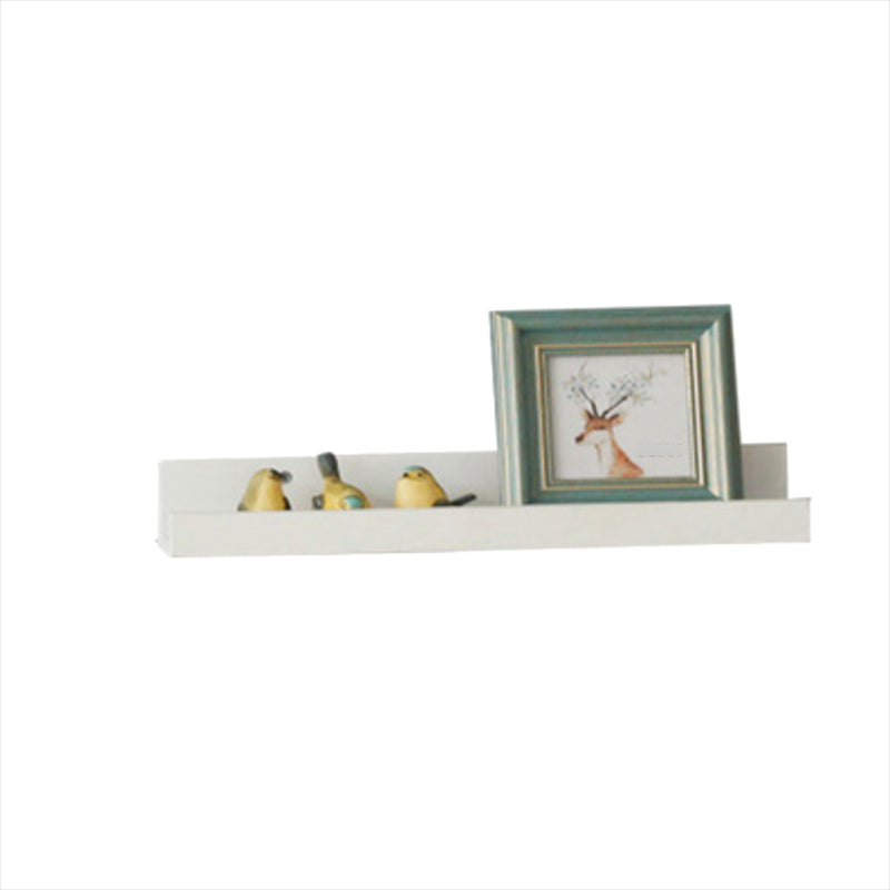 Floating Closed Back Bookshelf Metal Contemporary Bookcase with Shelf White Clearhalo 'Bookcases' 'furn' 'furn_bookcases' 'Furniture' 'Office Furniture' 6898101