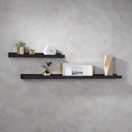 Floating Closed Back Bookshelf Metal Contemporary Bookcase with Shelf Clearhalo 'Bookcases' 'furn' 'furn_bookcases' 'Furniture' 'Office Furniture' 6898102