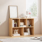 Standaard gesloten back -boekenplank Engineered Wood Scandinavian boekenkast