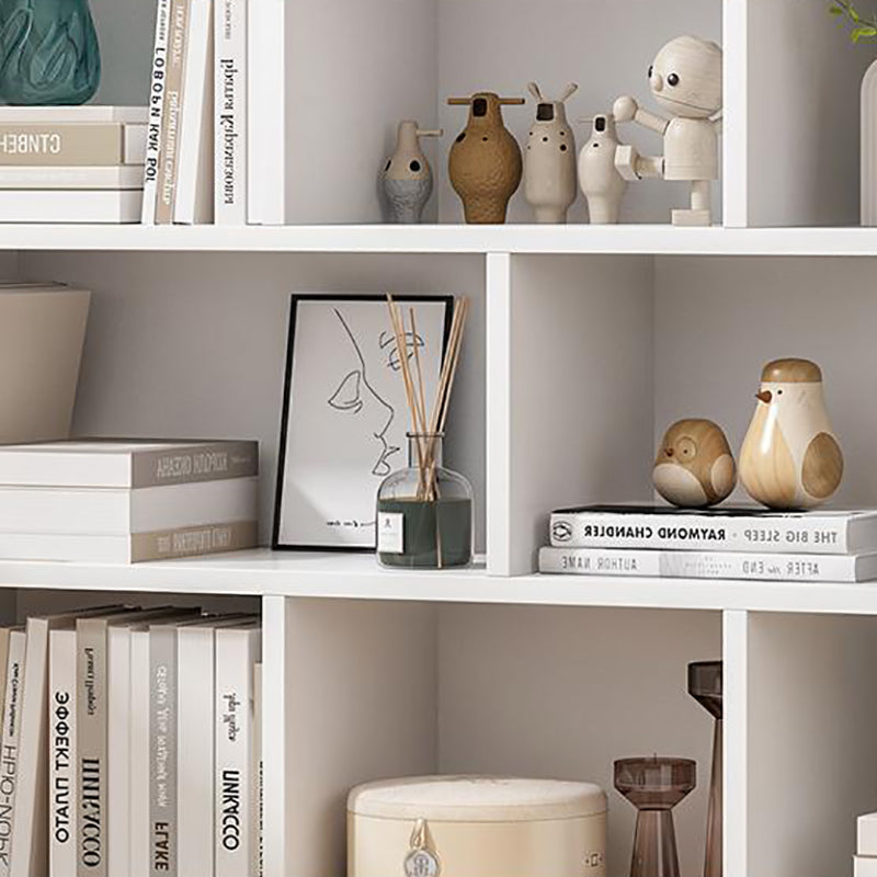 Standaard gesloten back -boekenplank Engineered Wood Scandinavian boekenkast