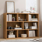 Standaard gesloten back -boekenplank Engineered Wood Scandinavian boekenkast