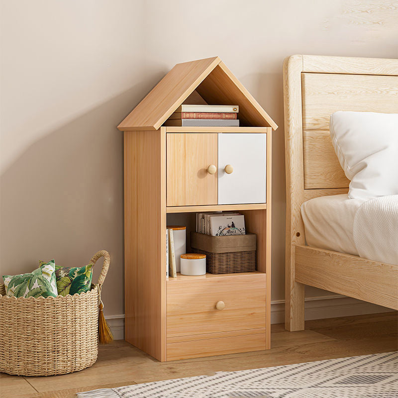 Standaard gesloten back -boekenplank Engineered Wood Scandinavian boekenkast