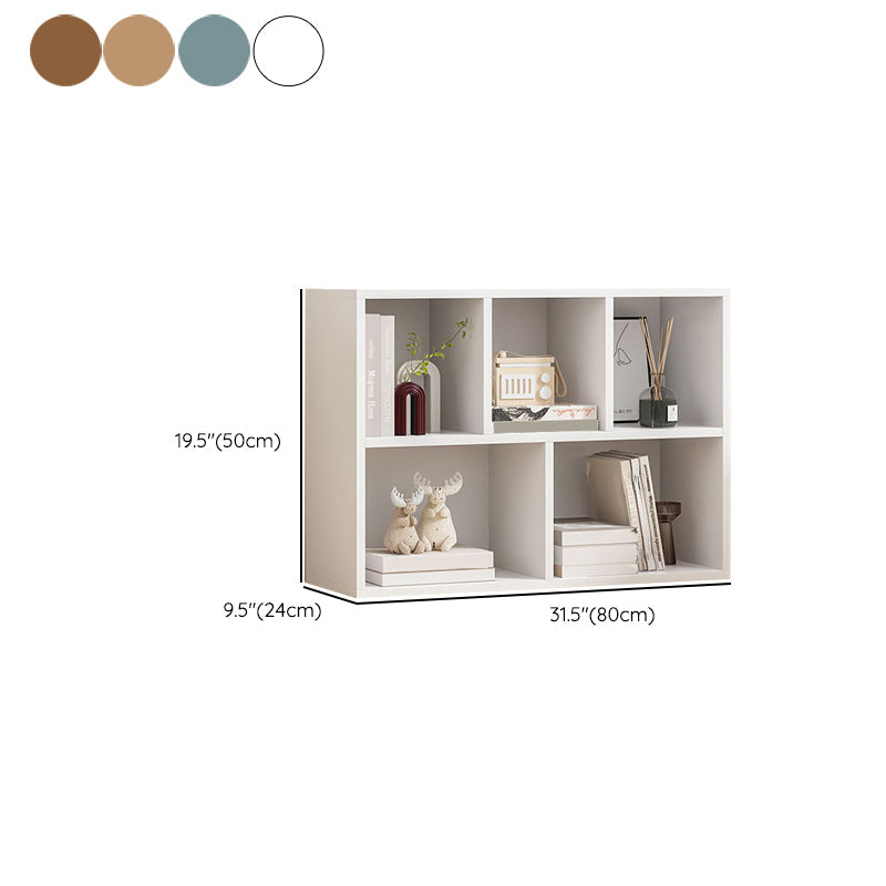 Standaard gesloten back -boekenplank Engineered Wood Scandinavian boekenkast