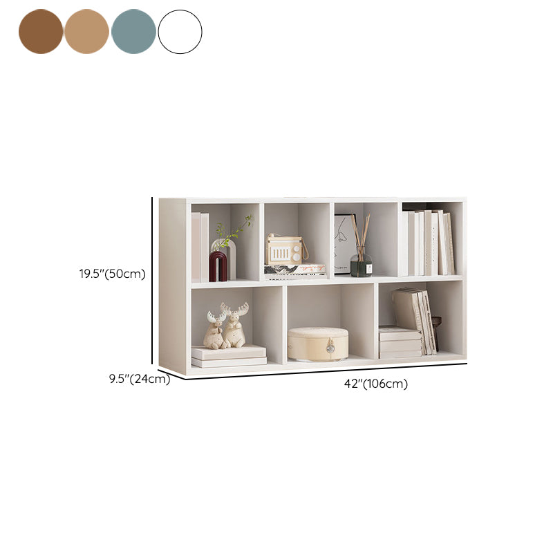 Standaard gesloten back -boekenplank Engineered Wood Scandinavian boekenkast