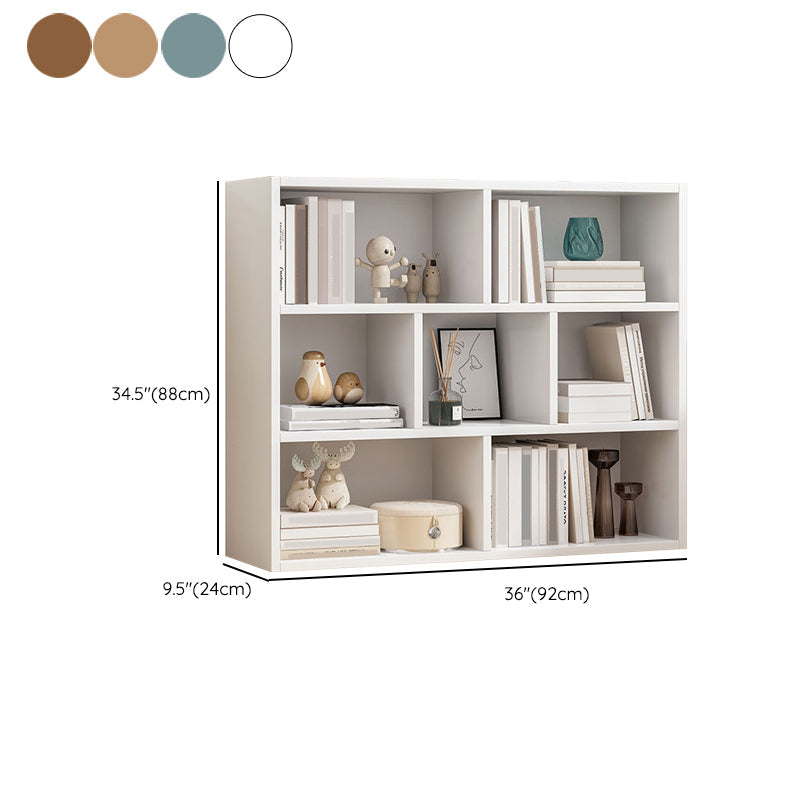 Standaard gesloten back -boekenplank Engineered Wood Scandinavian boekenkast