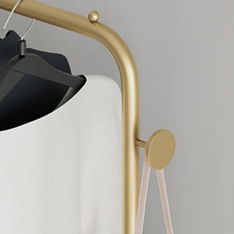 Gorgeous Plain Coat Rack Castors Metal Coat Rack with Storage Shelving Clearhalo 'Entry & Mudroom Furniture' 'furn' 'furn_hall_tree_coat_racks' 'Furniture' 'Hall Trees & Coat Racks' 'hall_tree_coat_racks' 6898217