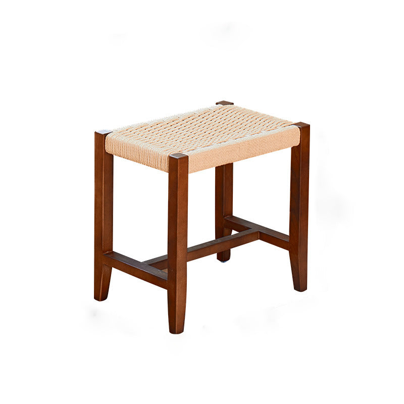 Moderna silla mecedora interior de ratán natural para sala de estar para sala de estar