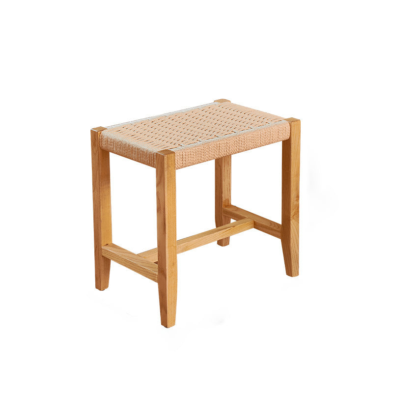 Moderna silla mecedora interior de ratán natural para sala de estar para sala de estar