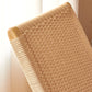 Moderna silla mecedora interior de ratán natural para sala de estar para sala de estar