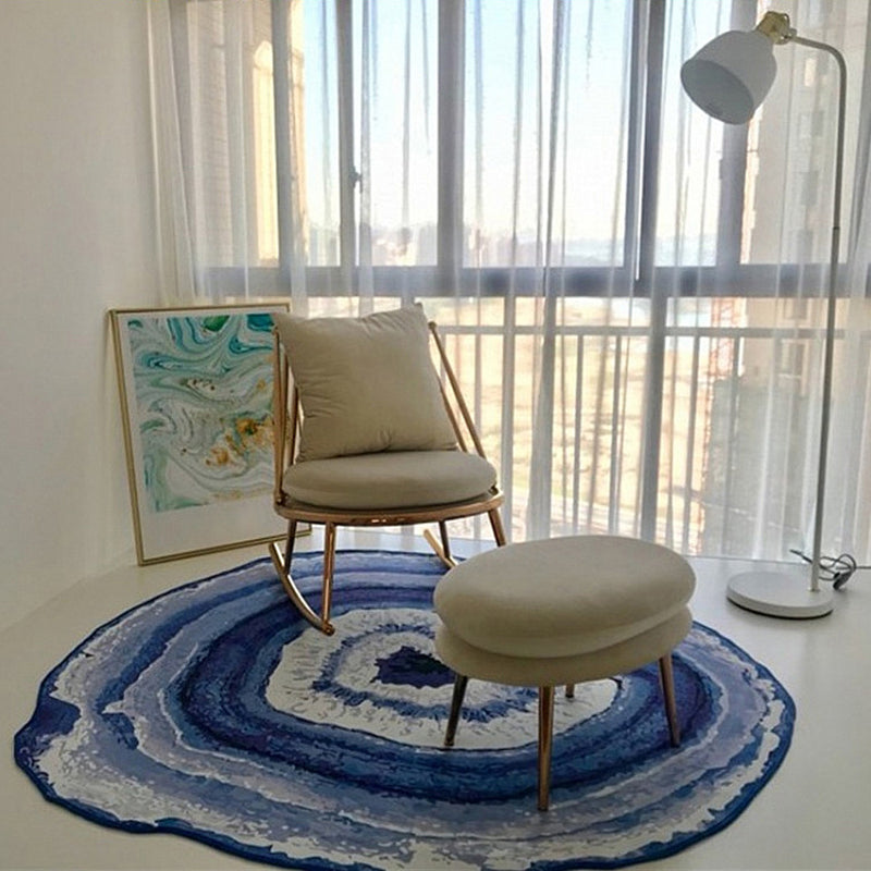 Chaise à bascule canapé intérieure glam chaise à bascule paresseuse avec coussin