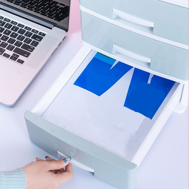 Contemporary File Cabinet Plastic Vertical Filing Cabinet with Drawers for Home Office Clearhalo 'Filing Cabinets' 'filling_cabinets' 'furn' 'furn_filling_cabinets' 'Furniture' 'Office Furniture' 6899062