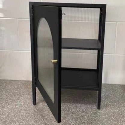 Porte di vetro contemporanee Visualizza un mobile Curio Curio con porta