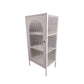 Hedendaagse glazen deuren display Stand metalen curiokast met deur
