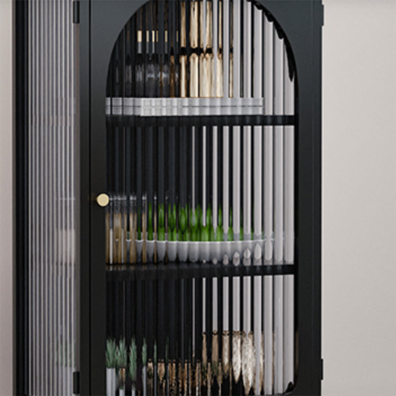 Porte di vetro contemporanee Visualizza un mobile Curio Curio con porta