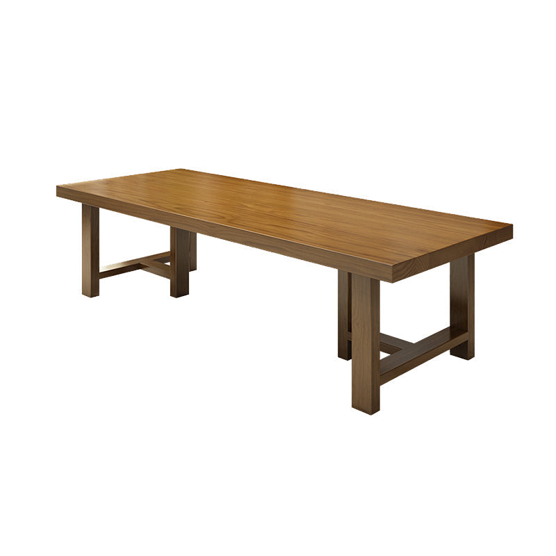 Solid Wood Rectangular Office Desk Industrial 29.53" Tall Writing Desk Clearhalo 'furn' 'furn_office_desk' 'Furniture' 'Office Desks' 'Office Furniture' 'office_desk' 6904797