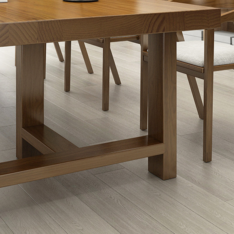 Solid Wood Rectangular Office Desk Industrial 29.53" Tall Writing Desk Clearhalo 'furn' 'furn_office_desk' 'Furniture' 'Office Desks' 'Office Furniture' 'office_desk' 6904799