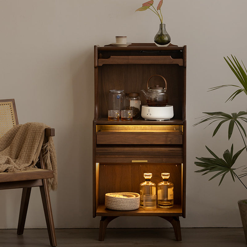 Mid-Century Accent Cabinet Bar Pulls Handle Design Storage Cabinet with Door Clearhalo 'Cabinets & Chests' 'cabinets_chests' 'furn' 'furn_cabinets_chests' 'Furniture' 'Living Room Furniture' 6905060