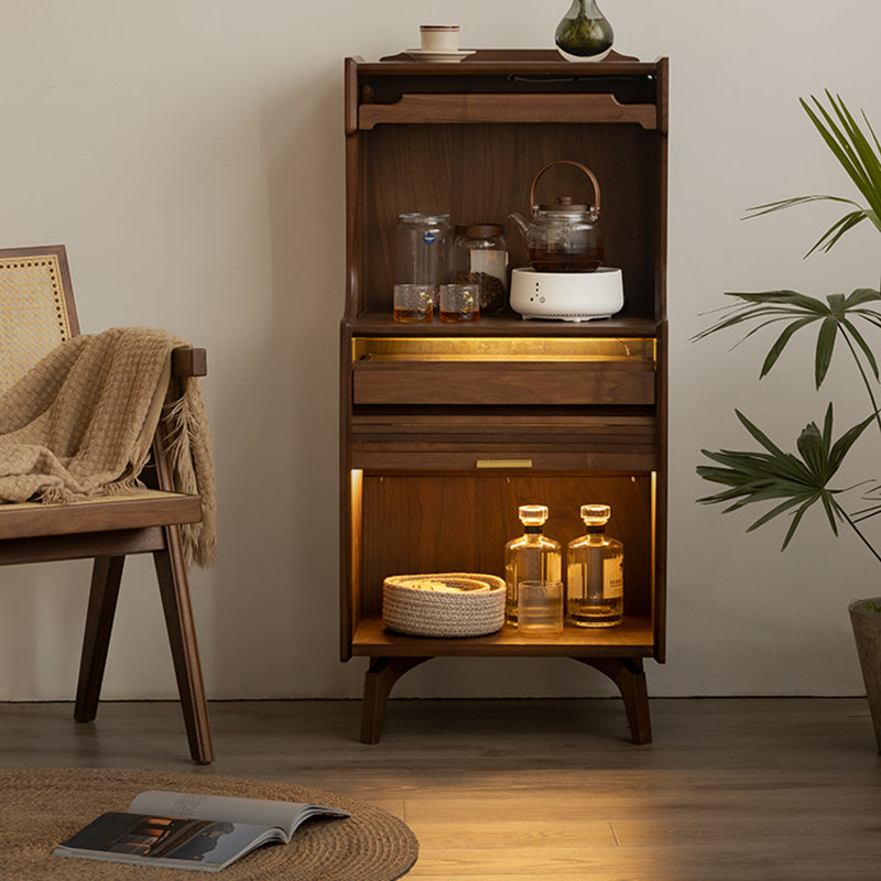 Mid-Century Accent Cabinet Bar Pulls Handle Design Storage Cabinet with Door Clearhalo 'Cabinets & Chests' 'cabinets_chests' 'furn' 'furn_cabinets_chests' 'Furniture' 'Living Room Furniture' 6905062