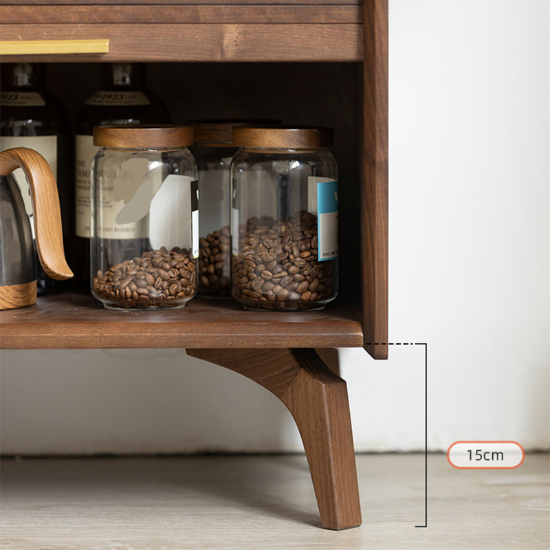 Mid-Century Accent Cabinet Bar Pulls Handle Design Storage Cabinet with Door Clearhalo 'Cabinets & Chests' 'cabinets_chests' 'furn' 'furn_cabinets_chests' 'Furniture' 'Living Room Furniture' 6905066