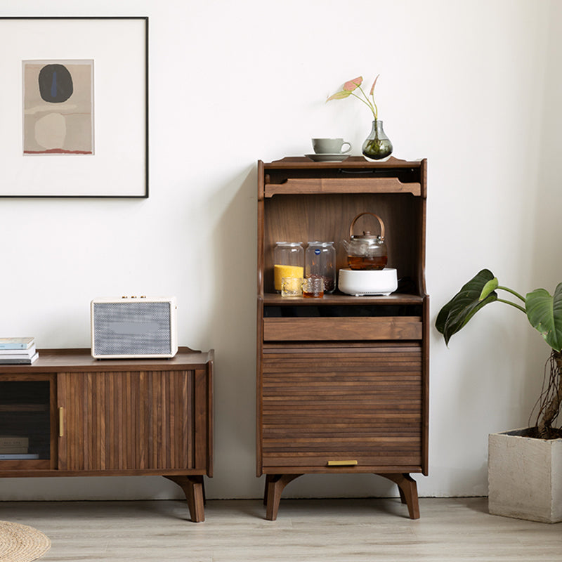Mid-Century Accent Cabinet Bar Pulls Handle Design Storage Cabinet with Door Clearhalo 'Cabinets & Chests' 'cabinets_chests' 'furn' 'furn_cabinets_chests' 'Furniture' 'Living Room Furniture' 6905070