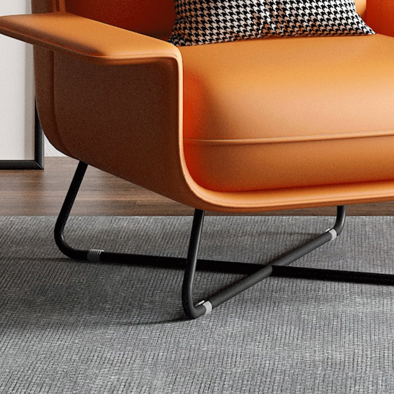 Chaise latéral glam croix orange