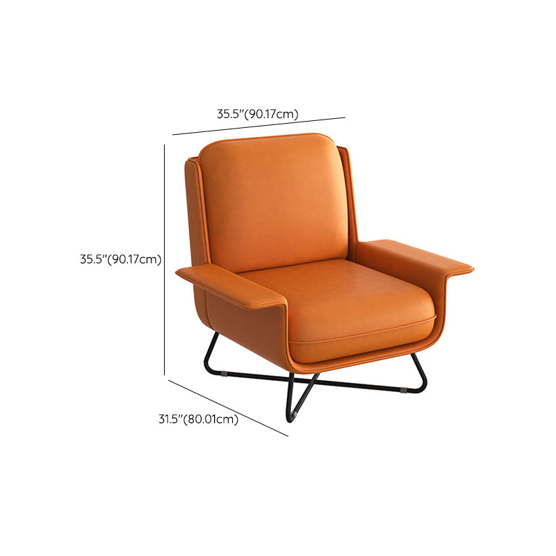 Chaise latéral glam croix orange